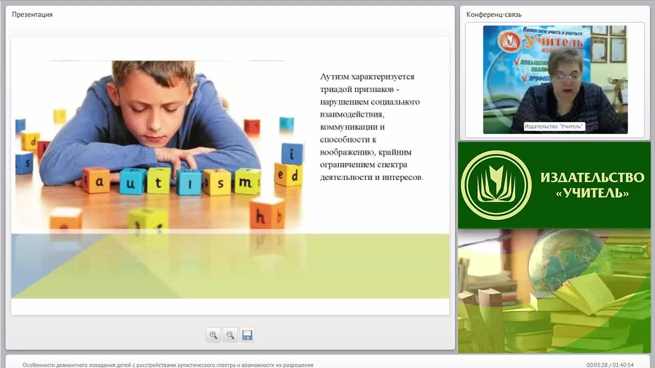 Международный вебинар &quot;Особенности девиантного поведения детей с расстройствами аутистического спектра и возможности их психолого-педагогической коррекции&quot; - изображение № 5