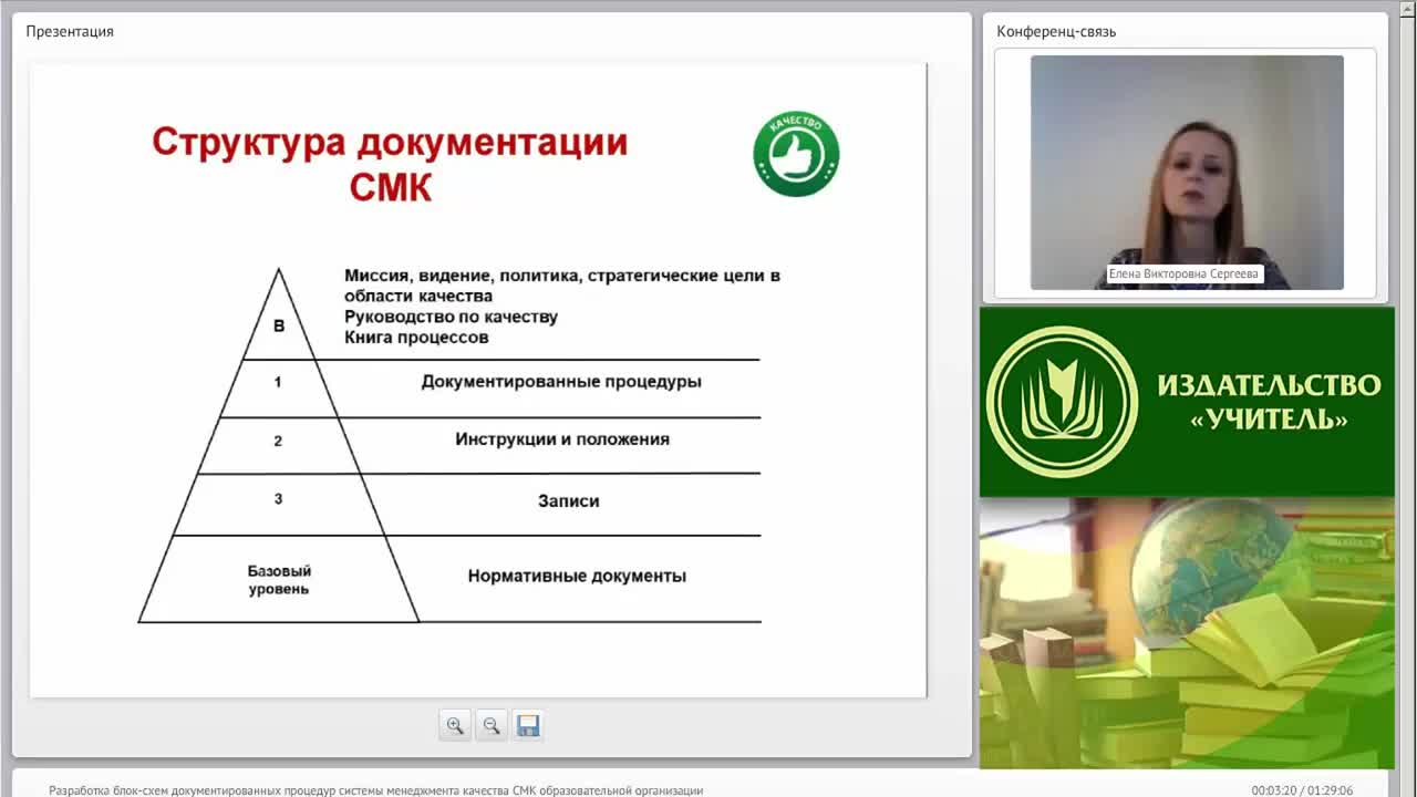 Международный вебинар &quot;Разработка блок-схем документированных процедур системы менеджмента качества (СМК) образовательной организации&quot; - изображение № 2