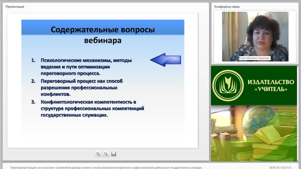 Международный вебинар &quot;Переговорный процесс как инструмент установления деловых связей и способ разрешения конфликтов в профессиональной деятельности государственных служащих&quot; - изображение № 5
