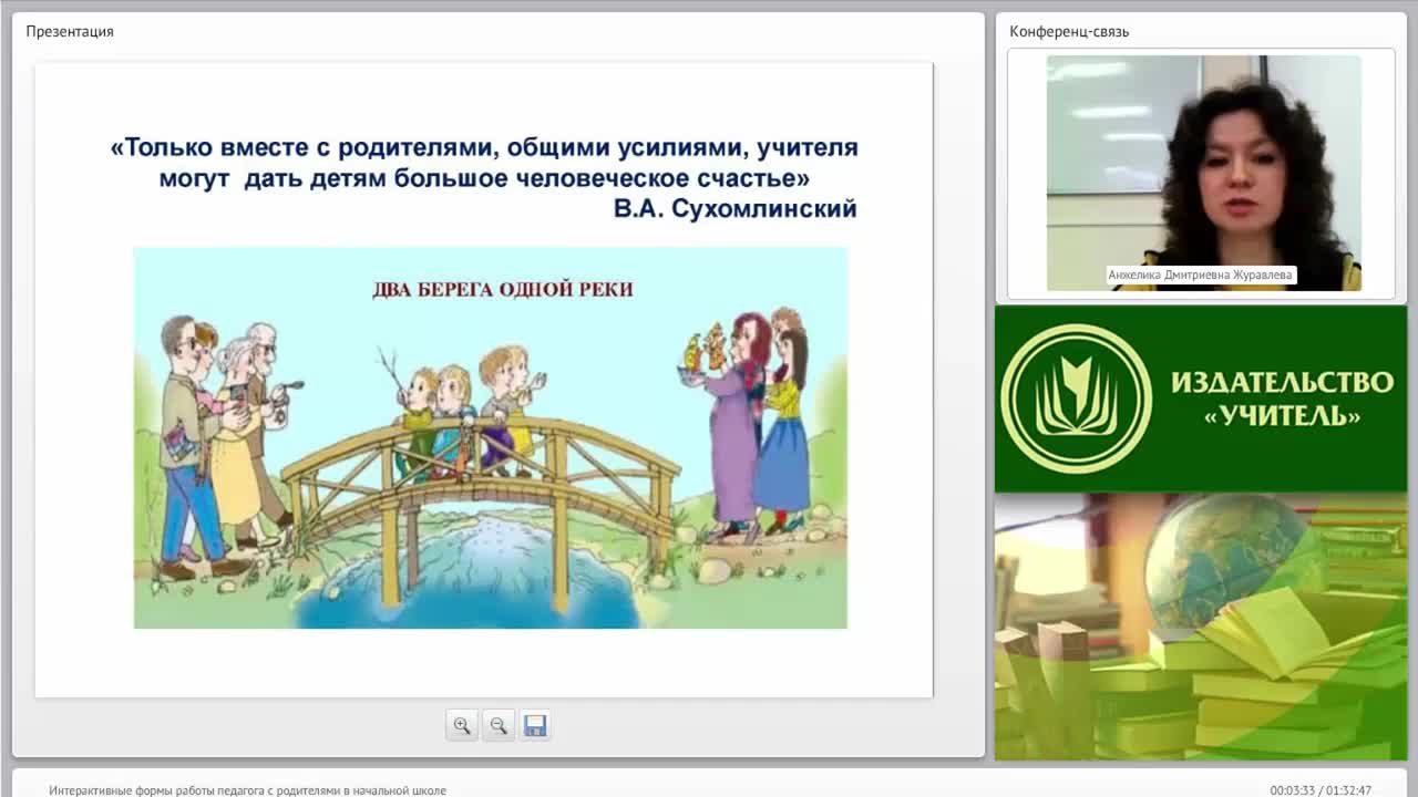 Вебинар &quot;Интерактивные формы работы педагога с родителями в начальной школе&quot; - изображение № 3