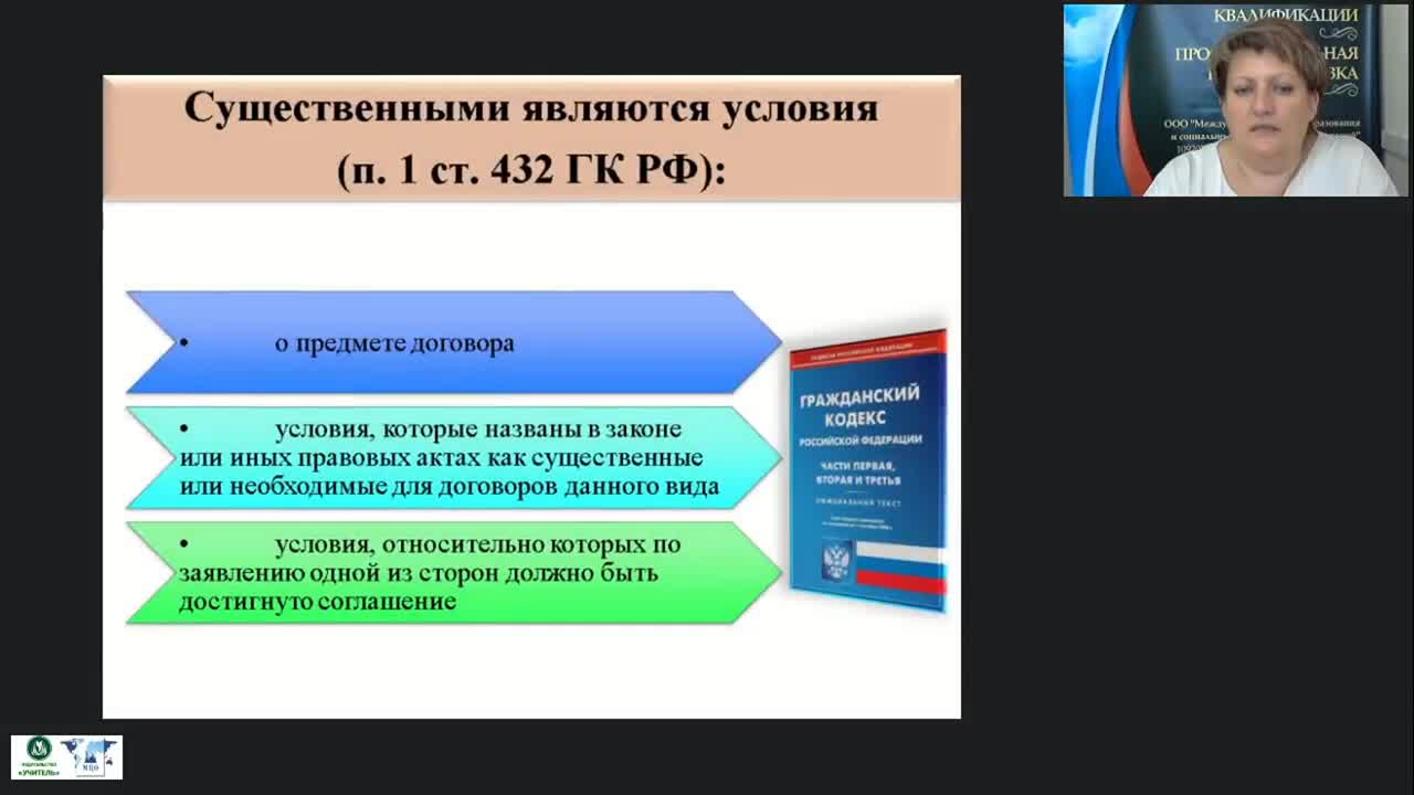 Международный вебинар &quot;Договорные отношения: понятие, заключение, исполнение и расторжение&quot; - изображение № 5
