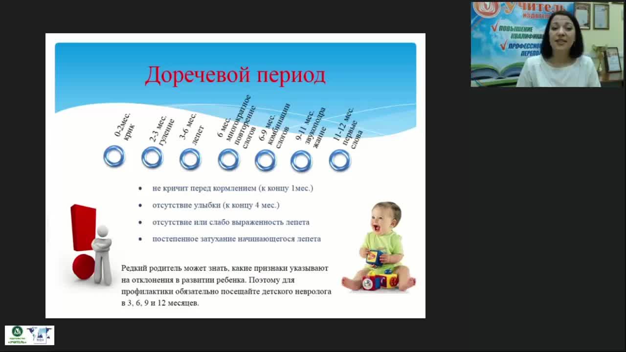 Международный вебинар &quot;Современные технологии логопедической помощи детям раннего возраста&quot; - изображение № 6