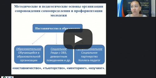 Вебинар "Современные технологии наставничества, реализуемые в отечественной и мировой практике" - видеопрезентация