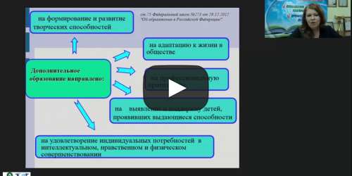 Вебинар "Оказание платных образовательных услуг в ДОО в условиях реализации федерального закона «Об образовании в РФ»" - видеопрезентация