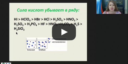 Международный вебинар "Важнейшие классы неорганических веществ. Кислоты. Соли" - видеопрезентация