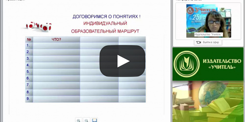 Разработка урока на основе технологии проектирования индивидуального образовательного маршрута обучающегося в контексте ФГОС - видеопрезентация