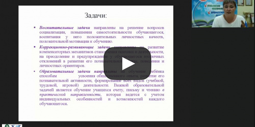 Вебинар "Специальная индивидуальная программа развития (СИПР) детей с тяжелыми и множественными нарушениями: предметные области, структура и содержание" - видеопрезентация