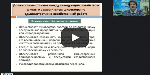 Международный вебинар "Порядок и сроки составления отчетности по административно-хозяйственной деятельности в ОО" - видеопрезентация