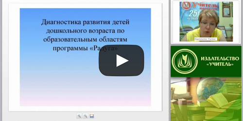 Диагностика развития детей от 3 до 5 лет по образовательным областям программы “Радуга” - видеопрезентация