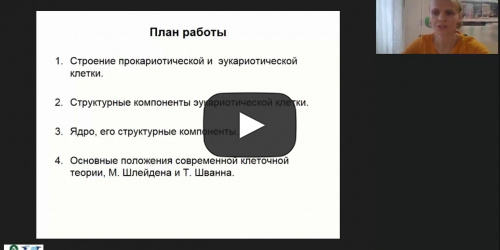 Международный вебинар "Клетка как основная форма организации живой материи" - видеопрезентация