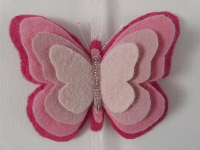 Felt Butterfly: 